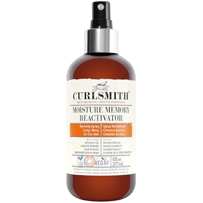 CURLSMITH - MOISTURE MEMORY REACTIVATOR - VEGAN REFRESHER LEAVE IN CONDITIONER FOR WAVY, CURLY AND COILY HAIR (237ML) - Image 1